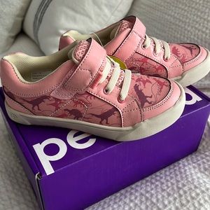 Pediped pink Dino Dani sneakers